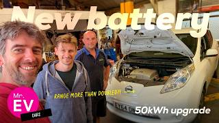 Over Double the Range?! Nissan LEAF 50kWh Battery Upgrade with VIVNE Modules