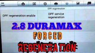 ZR2 DURAMAX 2.8 FORCED REGENERATION | HOW TO AUTEL MK808