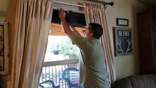 Install Wood or Faux Wood Blinds with Hidden Snap In Brackets