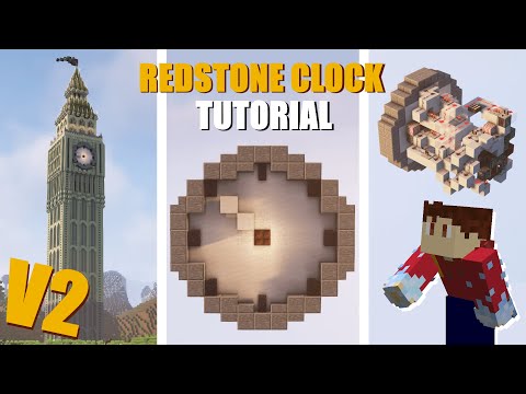 Working Redstone Clock Tutorial V2 | Minecraft (Java Edition 1.19.2+)