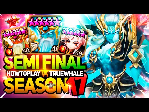 HOWTOPLAY vs TRUEWHALE. SUMMONERS WAR LEGEND TOURNAMENT SEASON 17 SEMI FINAL