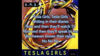 OMD (Orchestral Manouevres in the Dark) - Tesla Girls (lyrics)