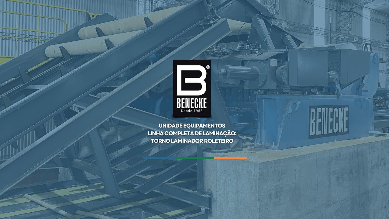 Linha completa de laminação: Torno Laminador Roleteiro