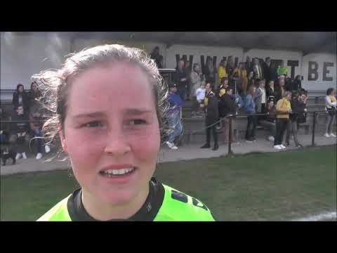 Céline Vandekerckhove na KSK Voorwaarts Zwevezele - K  Wuustwezel FC op 06 04 2019