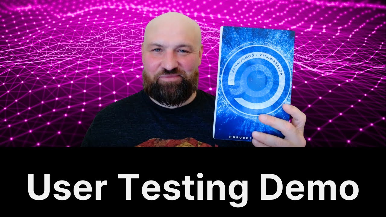Accessible.org User Testing Services Demo (NVDA Screen Reader + Windows Desktop Environment)