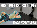 FIRST EVER CROSSFIT OPEN | Workout 21.1