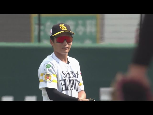 【ファーム】ダイビングキャッチ!! ホークス・西尾歩真 ピッチャーを助けるファインプレー!! 2024年7月15日 福岡ソフトバンクホークス 対 オリックス・バファローズ