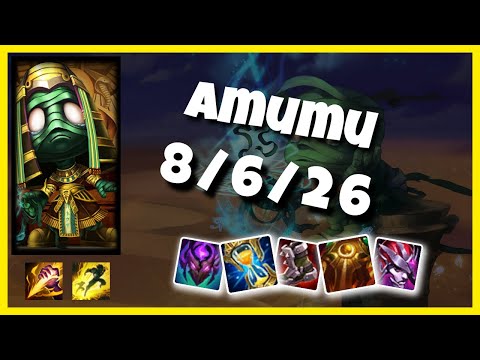 Amumu vs Zac EU Challenger JUNGLE (8/6/26) Gameplay Replay - Patch 10.23