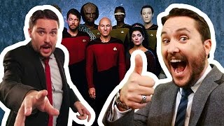 Wil Wheaton on leaving TNG, with entire cast, question from Aaron Douglas