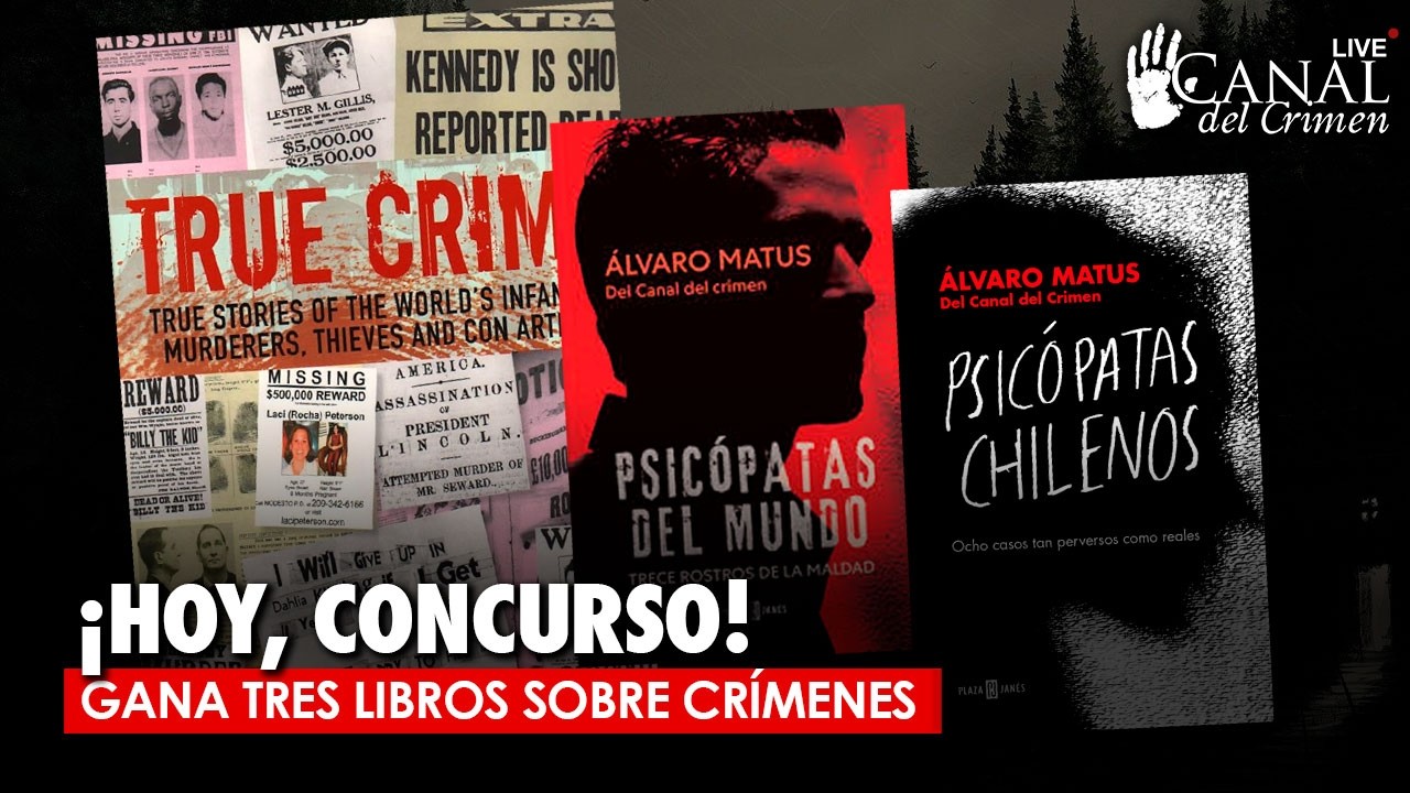 Café en vivo 192 - ¡HOY, CONCURSO! GANA TRES LIBROS SOBRE CRÍMENES