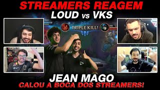 JEAN MAGO CALOU A BOCA DOS STREAMERS! | STREAMERS REAGEM LOUD vs VKS GAME 01