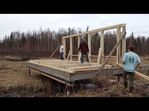 Timber Frame Greenhouse Walls | Time-Lapse of Building Our Walls