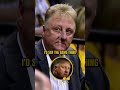 Why Larry Bird took issue with Rick Barry comparisons | #larrybird #nba