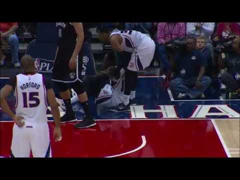 Dennis Schroder Sinks Falling Circus Layup