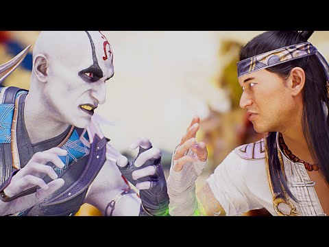 Liu Kang asks Quan Chi how he got Shinnok’s Amulet (All IntroDialogue Quan Chi Vs Liu Kang) - MK 1