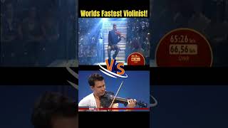 World Fastest Violinist - 1 minute and 5 seconds vs ...? Watch till the end! #shorts #violin #music