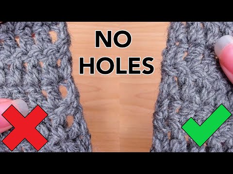 Double Crochet Edge with NO HOLES | Crochet Tips & Tricks