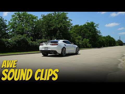 2016 Camaro SS AWE Non-Resonated Touring Edition Cat-Back with BBK Headers - Phastek Sound Clips