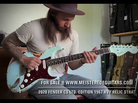FOR SALE @ www.MEISTEREDEGUITARS.com - Fender LTD. Custom Shop 1967 Heavy Relic Strat, bound neck 