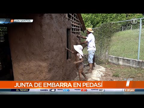 Realizan Junta de Embarra en Pedasí previo a Desfile de las Mil Polleras