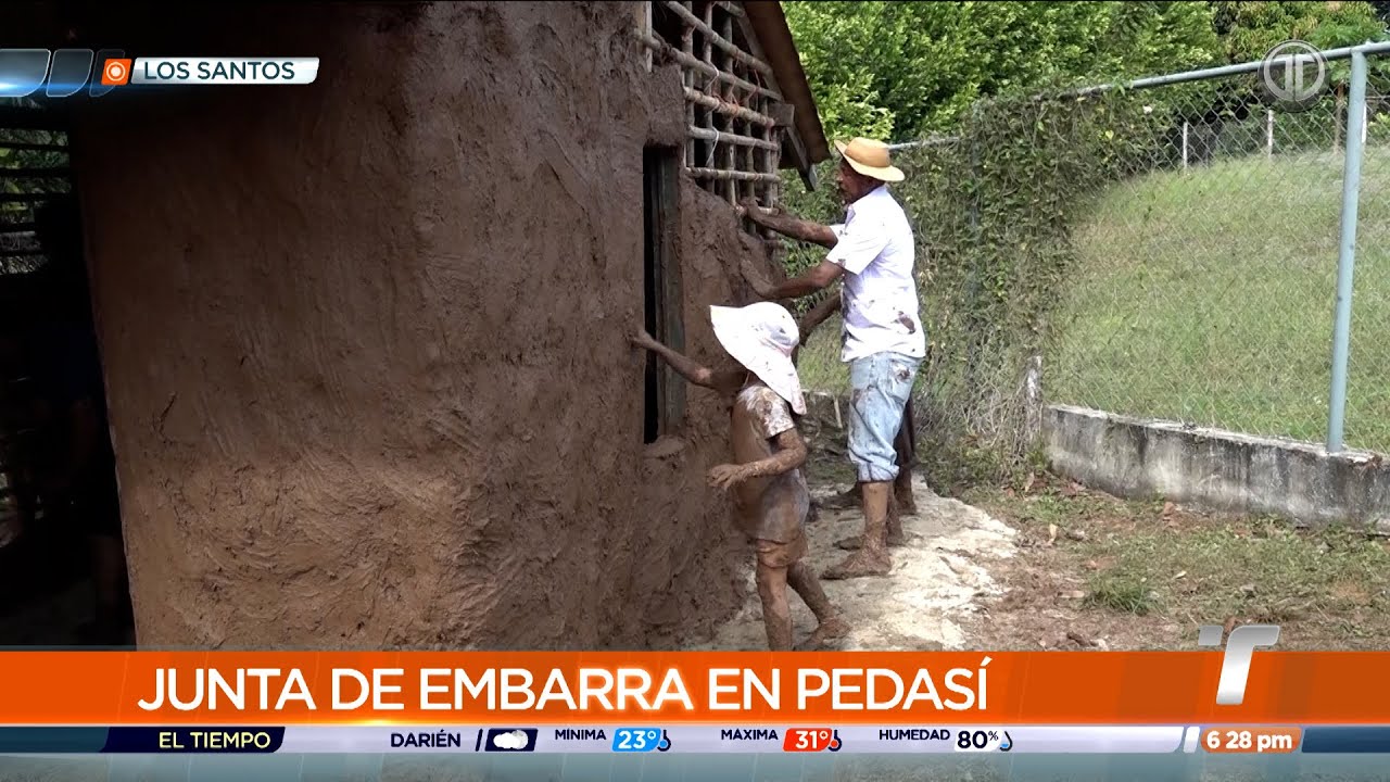 Realizan Junta de Embarra en Pedasí previo a Desfile de las Mil Polleras