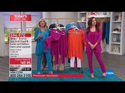 HSN | Slinky Brand Fashions Anniversary 05.11.2018 - 06 AM