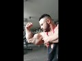 Daniel Sticco IFBB PRO flex his arms in pump