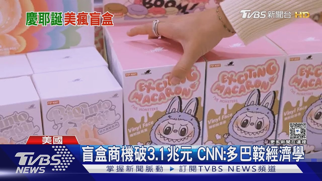 多巴鞍經濟學! 盲盒成美國最佳耶誕禮 CNN記者採訪竟淪陷