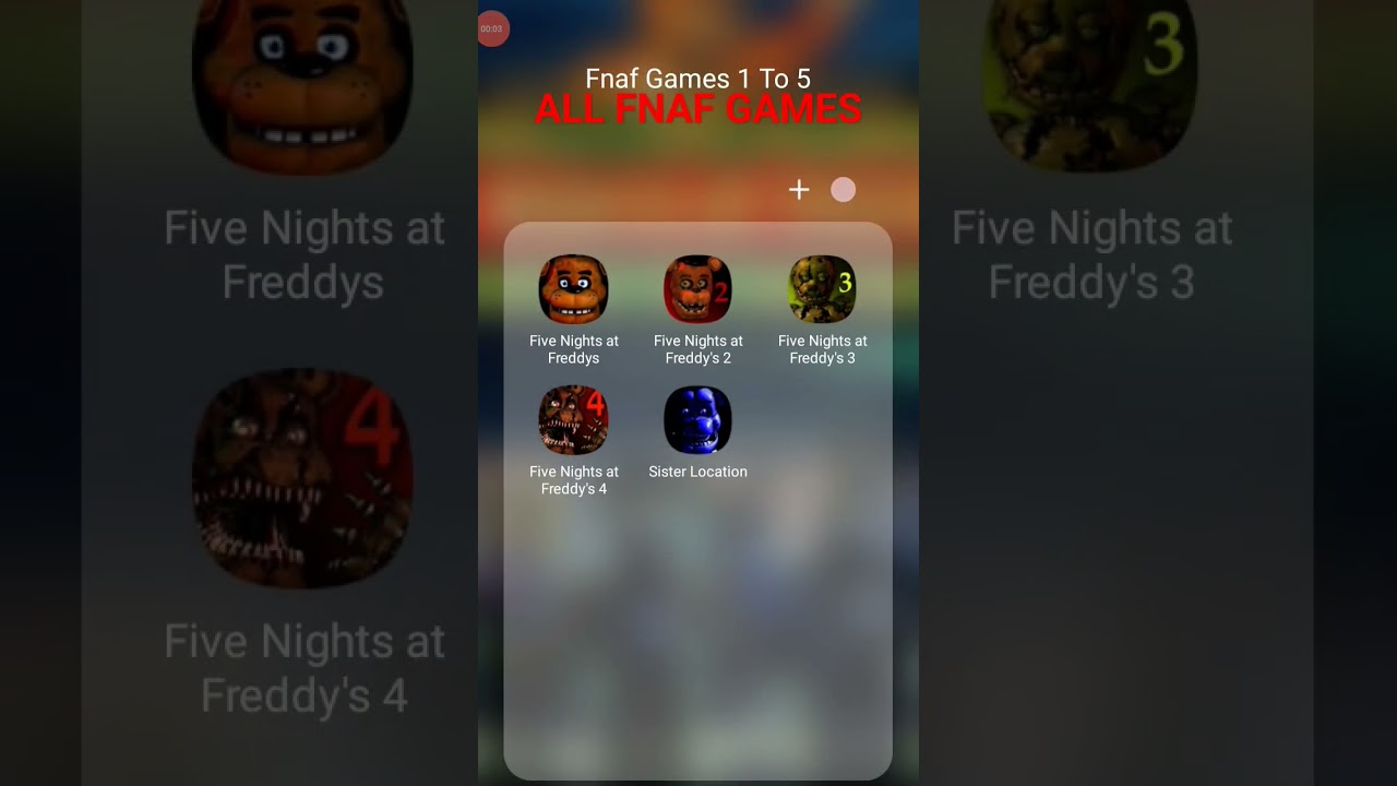 I got all mobile fnaf games!