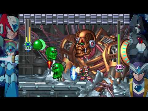 Mega Man X6 - X - Xtreme - Final Boss - Good Ending and Credits