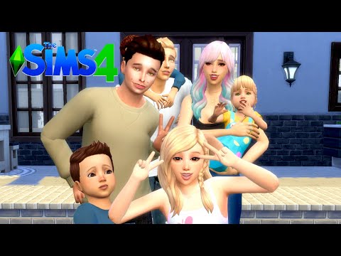 New Family of 6 Weekend Routine & Goldie Ballet Class - Titi Plus Sims 4