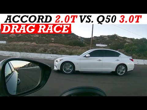 2020 Honda Accord Sport 2.0T vs. 2020 Infiniti Q50 3.0T