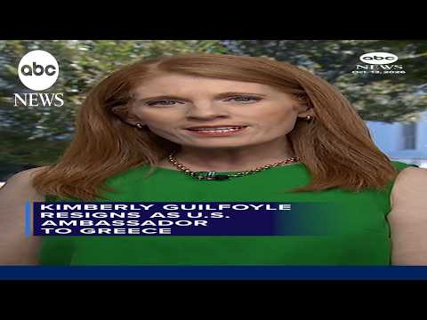Kimberly Guilfoyle resigns as U.S. ambassador to Greece