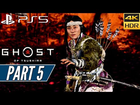 GHOST OF TSUSHIMA (PS5) Walkthrough Gameplay PART 5 [4K 60FPS HDR] - No Commentary