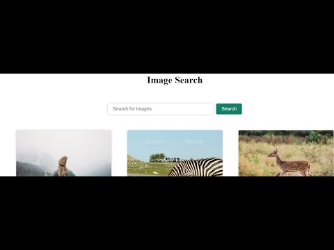 Part 01 Image Searching Application Using Html Css Javascript