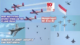 Download lagu Atraksi Pesawat Tempur dan Helikopter TNI Pada HUT RI ke-80  mp3 Download lagu Atraksi Pesawat Tempur dan Helikopter TNI Pada HUT RI ke-80  mp3