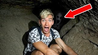 EXPLORING ABANDONED CAVE!! (HAUNTED)