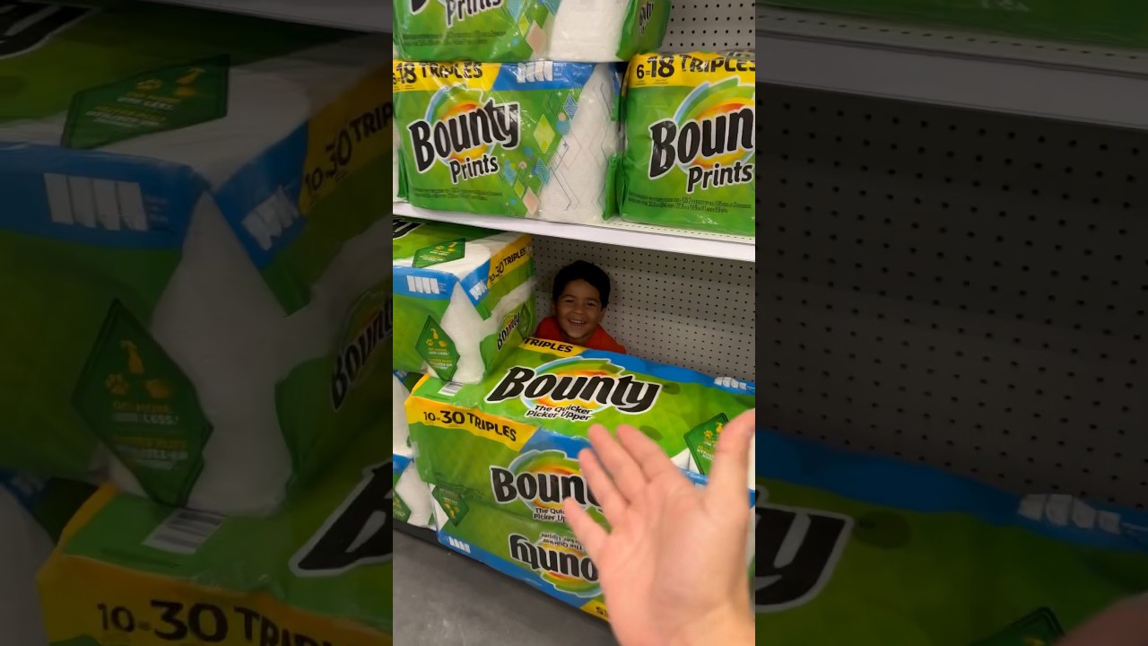 Mom and dad can’t believe where they found son hiding in store 😱 #shorts