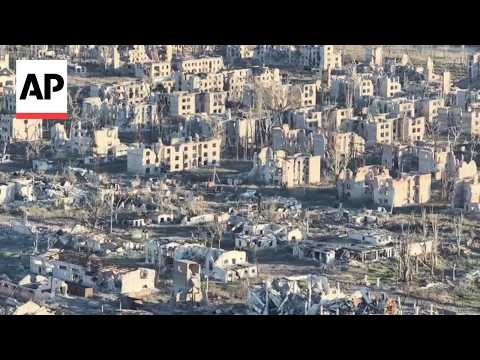 Video Thumbnail: Drone footage shows devastation in strategic eastern Ukrainian city of Chasiv Yar