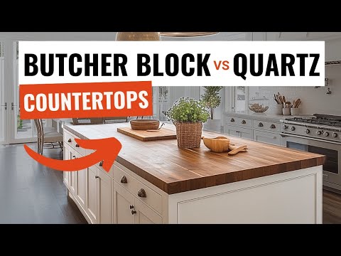 BUTCHER BLOCK COUNTERTOPS vs Quartz | Watch Before Installing Island | Maintenance Sealing, Cost
