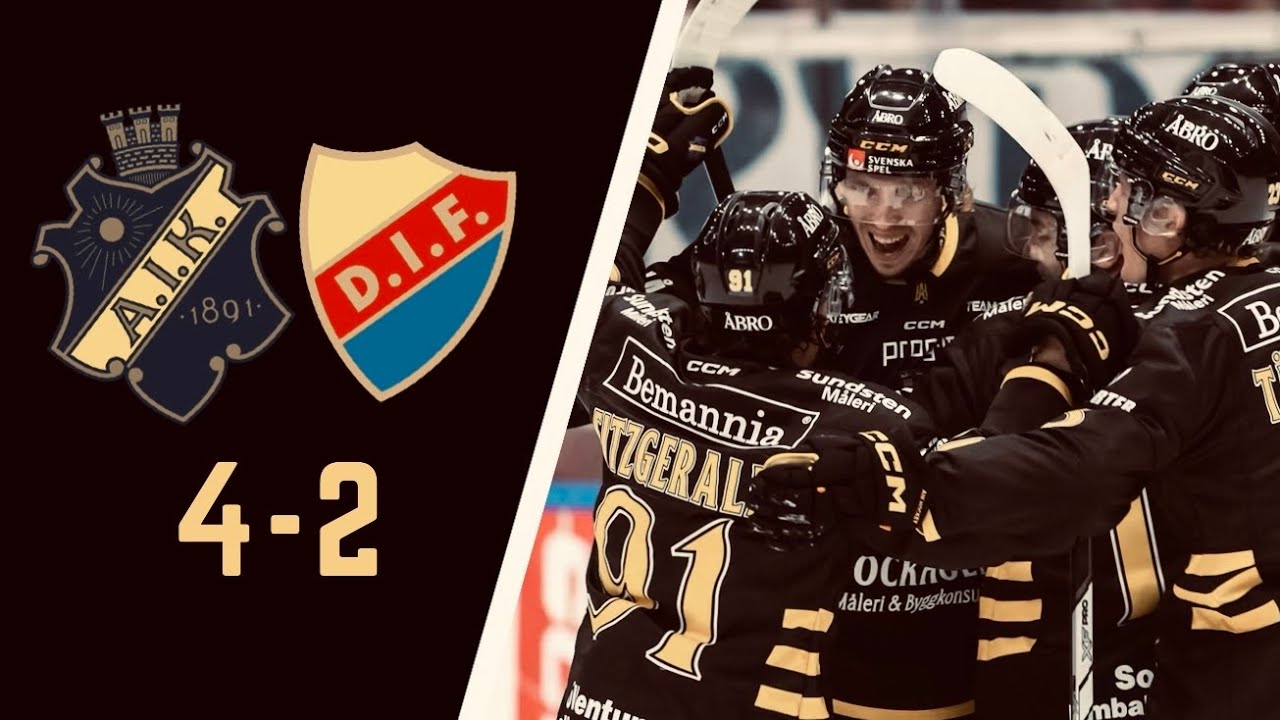 MATCHFILMEN: AIK - Djurgårdens IF | Hockeyallsvenskan 2024/25 Omgång 9