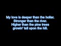 Deeper than the Holler - Randy Travis LYRICS