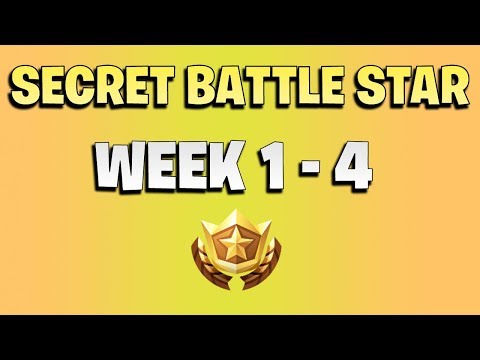 ALL Fortnite season 6 Hidden Battle Star Locations week 1 to 4   Season 6