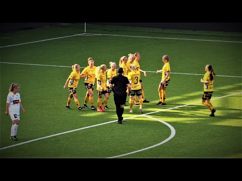 IF Elfsborg Dam - BK Häcken Div 2 1-3. Sammandrag träningsmatch Borås Arena 2021-06-24.