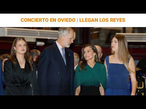 Los reyes y sus hijas llegan al Auditorio Príncipe Felipe de Oviedo | RTVE