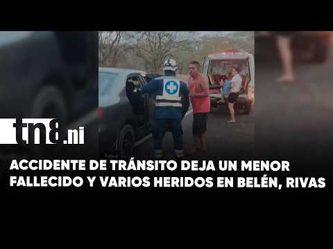 Tragedia en Rivas: un menor muere tras accidente en carretera Las Salinas-Ochomogo