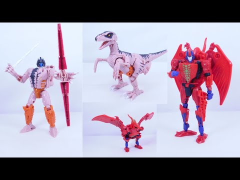 Transformers Legacy Buzzworthy Bumblebee Terrorsaur & Dinobot Review