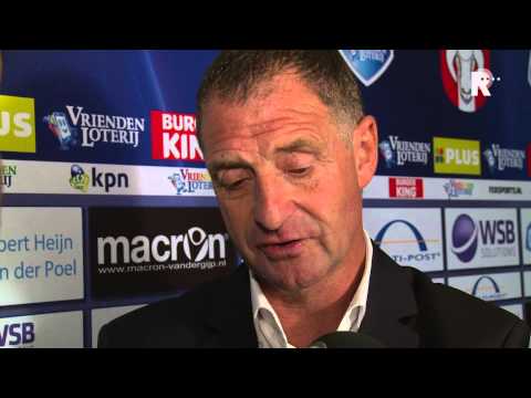 Ernie Brandts na afloop van FC Dordrecht - PEC Zwolle