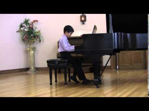 Dominic Piano Recital Chanson by Nancy Faber