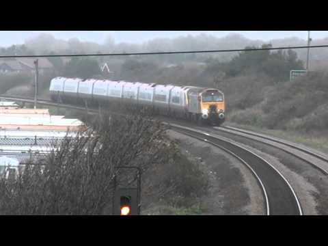 The Crewe-Holyhead Pendolino Drag Through Llandulas 29-10-2011